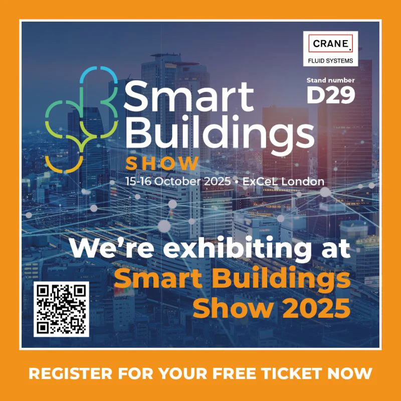 Crane Fluid Systems Exhibiting at Smart Buildings Show, London